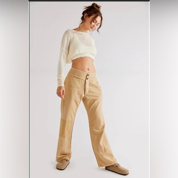 Free People Pants - NWT Free People x Sandrine Rose French Worker Jeans